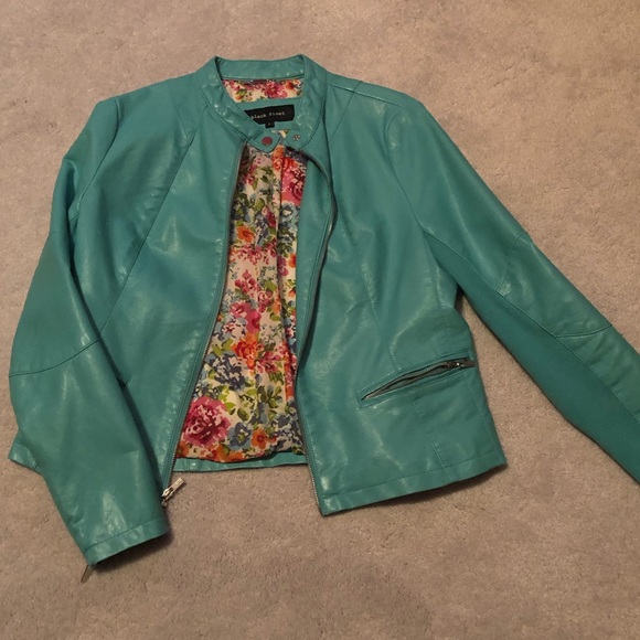 Black Rivet Jackets & Blazers - Leather jacket